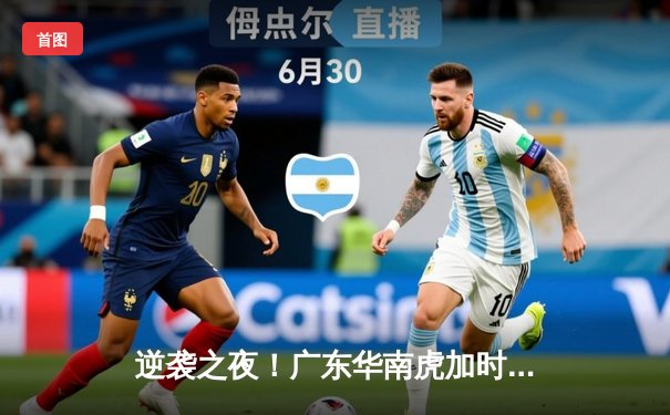 逆袭之夜！广东华南虎加时险胜辽宁飞豹 CBA半决赛上演惊天逆转